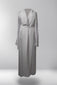 Zam Zam Open Abaya - Dove