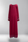 Ajwa Closed Abaya - Scarlet Red