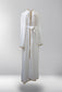 Shakira Belted Kimono - Pearl White