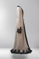 Aykiz Open Lace Belted Abaya