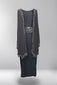 Noura Cape Sleeve Abaya - Warm Graphite