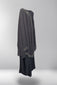 Noura Cape Sleeve Abaya - Warm Graphite
