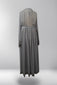 Amelia Embellished Open Abaya - Silver Lining