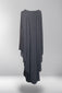 Lana Closed Abaya - Warm Graphite