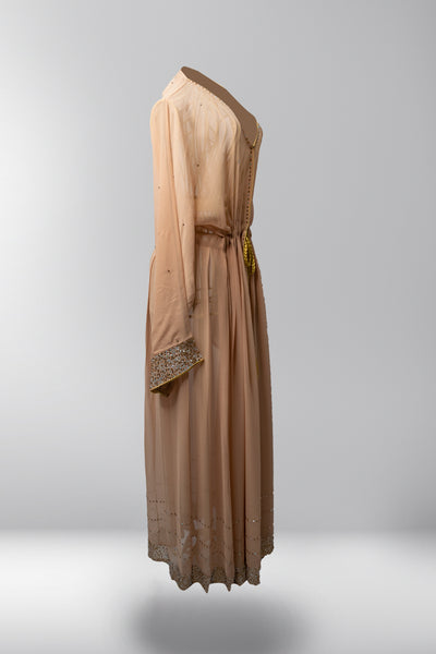 Amelia Embellished Open Abaya - Havana Dream