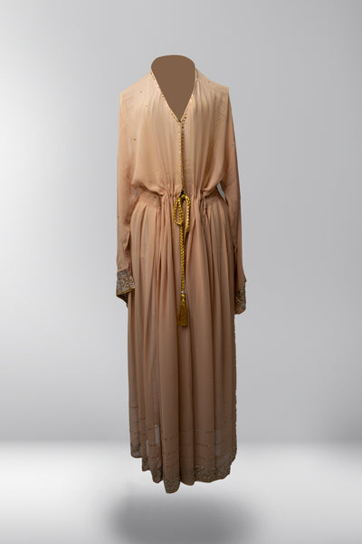 Amelia Embellished Open Abaya - Havana Dream