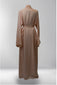 Zam Zam Open Abaya - Pale French