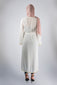 Shakira Belted Kimono - Pearl White